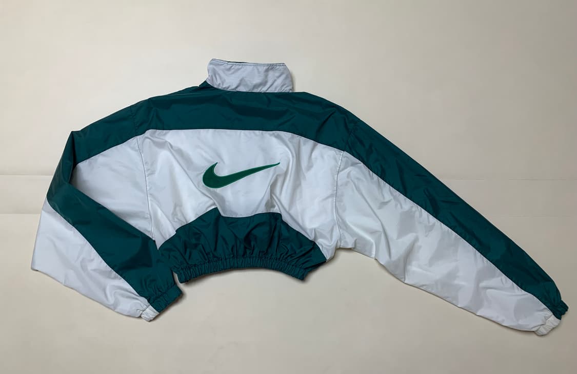 [L] 나이키 90s 올드스쿨 빈티지 바람막이 그린라인 상품이미지4