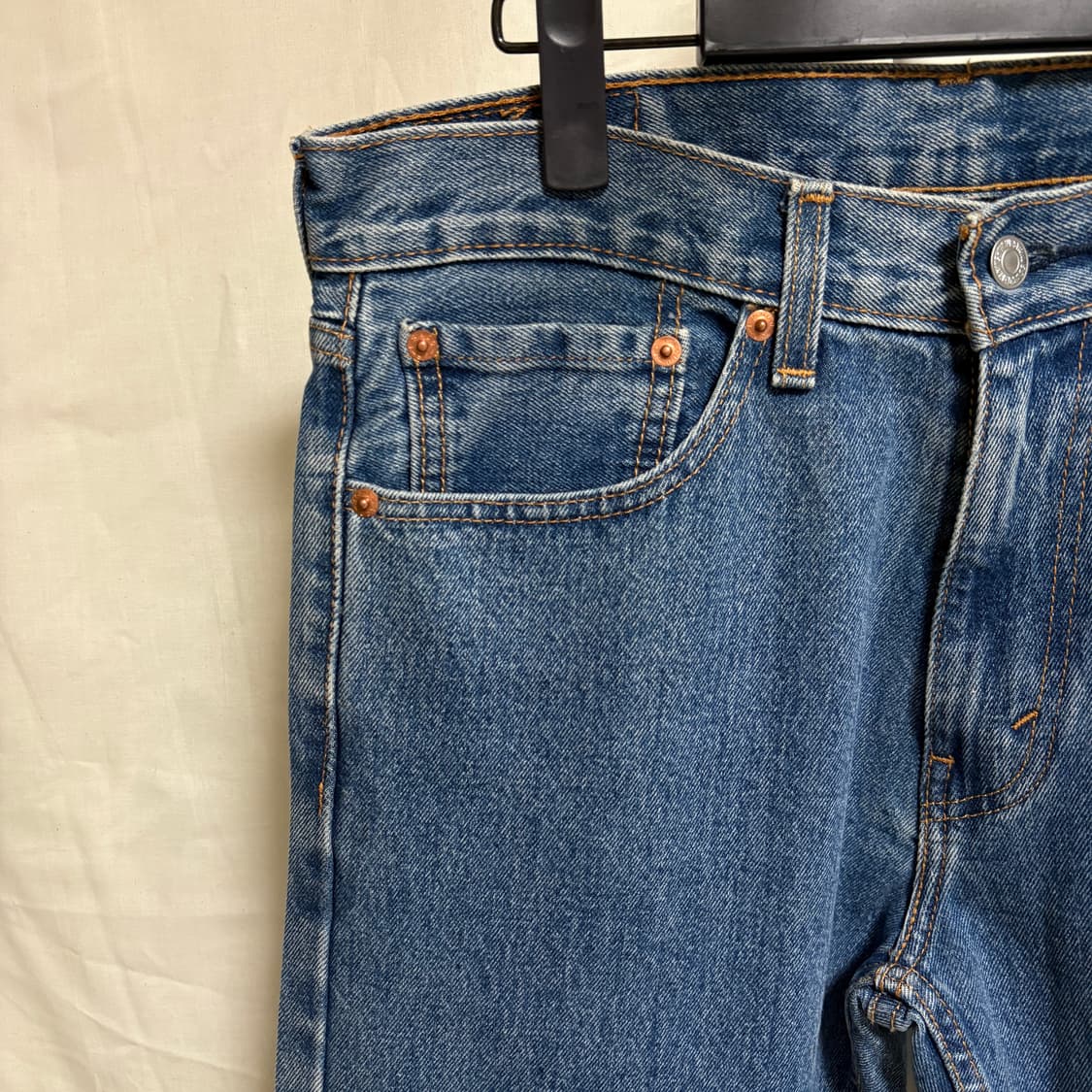 리바이스 505 레귤러 스트레이트 데님팬츠 / W32, L30 상품이미지4