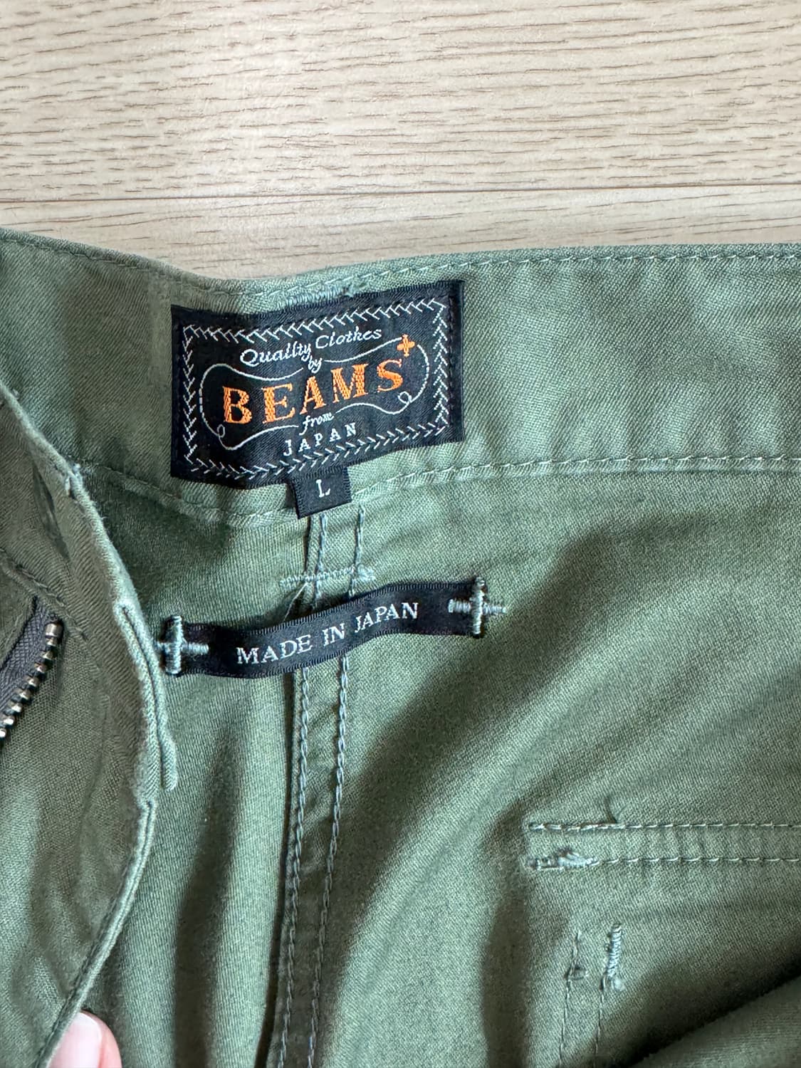 빔즈플러스 백사틴 베이커팬츠 L 상품이미지3