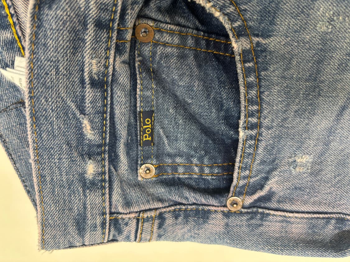 폴로 랄프 로렌 디스트레스드 데님 팬츠 상품이미지7