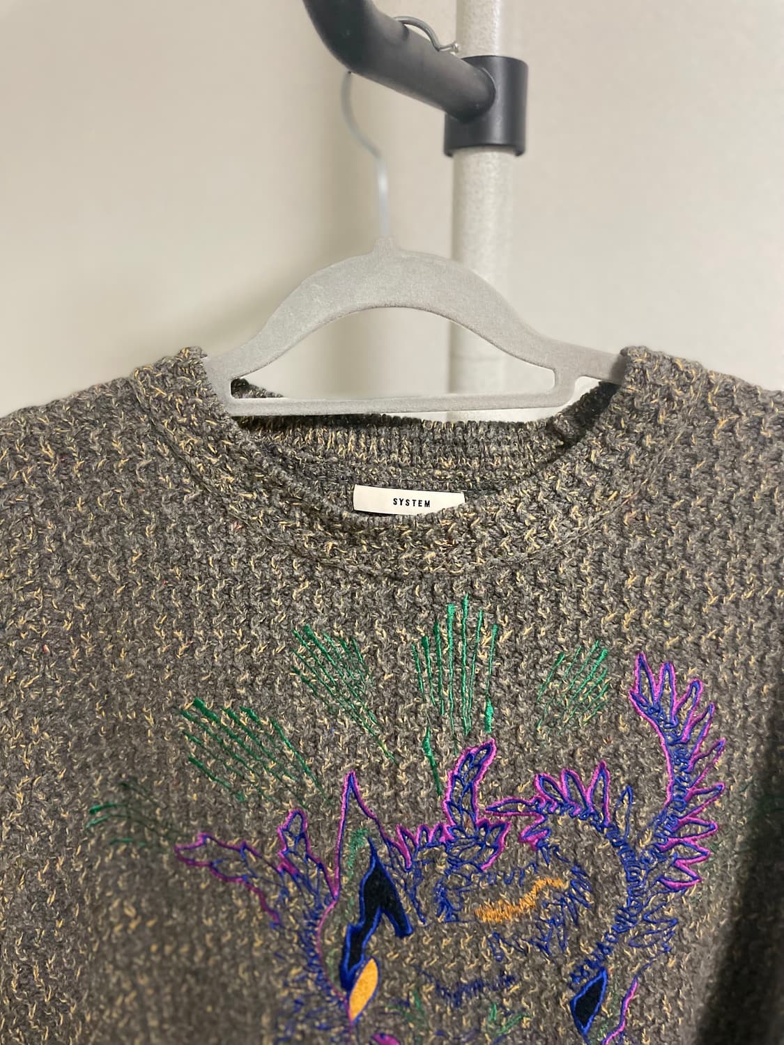 시스템 라운드 넥 울니트 상품이미지6