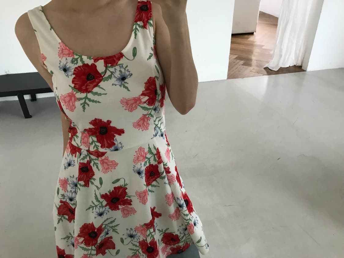 vintage pattern one-piece 상품이미지2