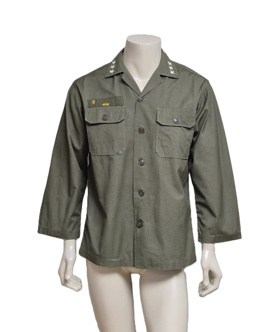 육군 구형 중장 민무늬 사제 맞춤 전투복 상의 (L) 상품이미지1