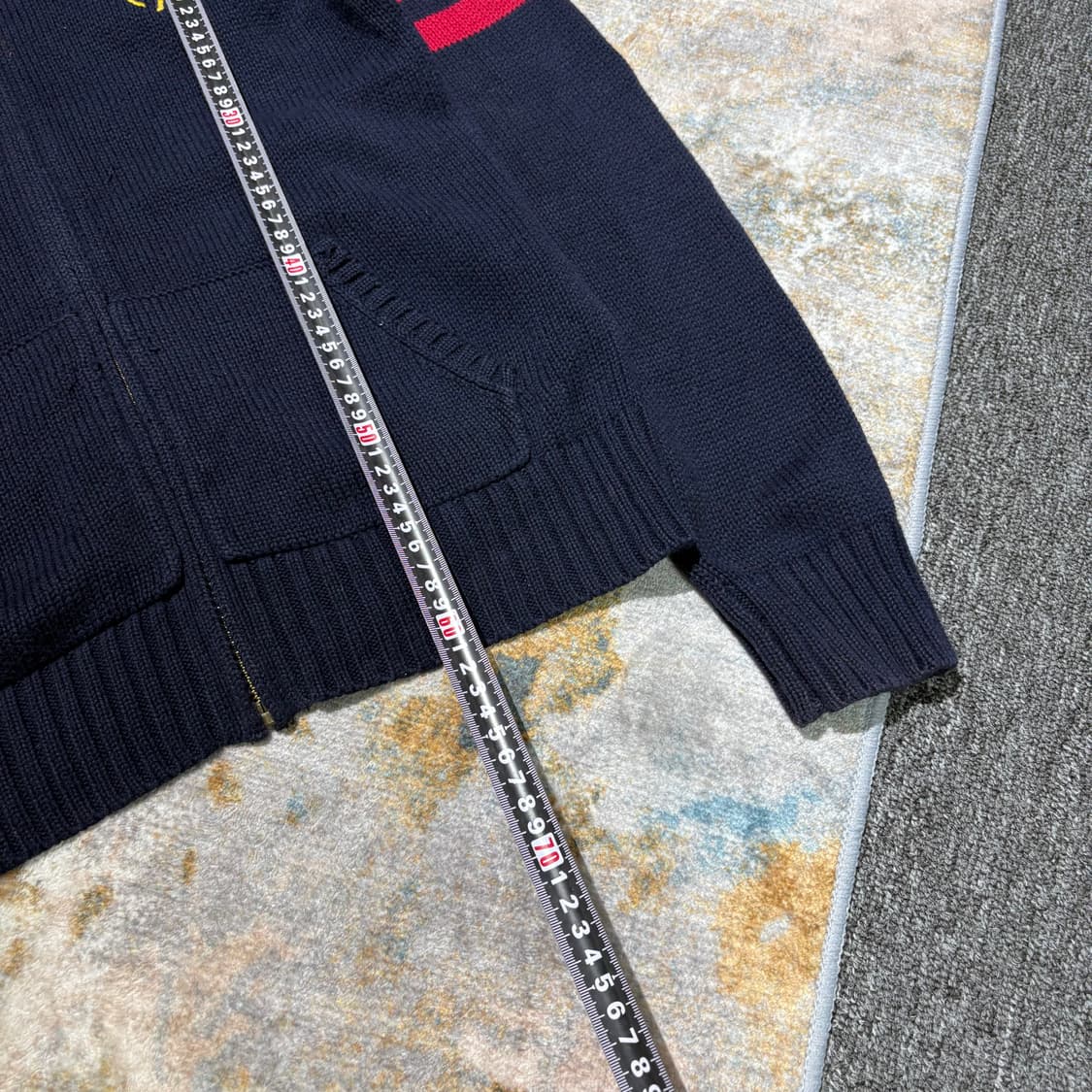 폴로 빅포니3 빈티지 니트 후드집업 상품이미지6