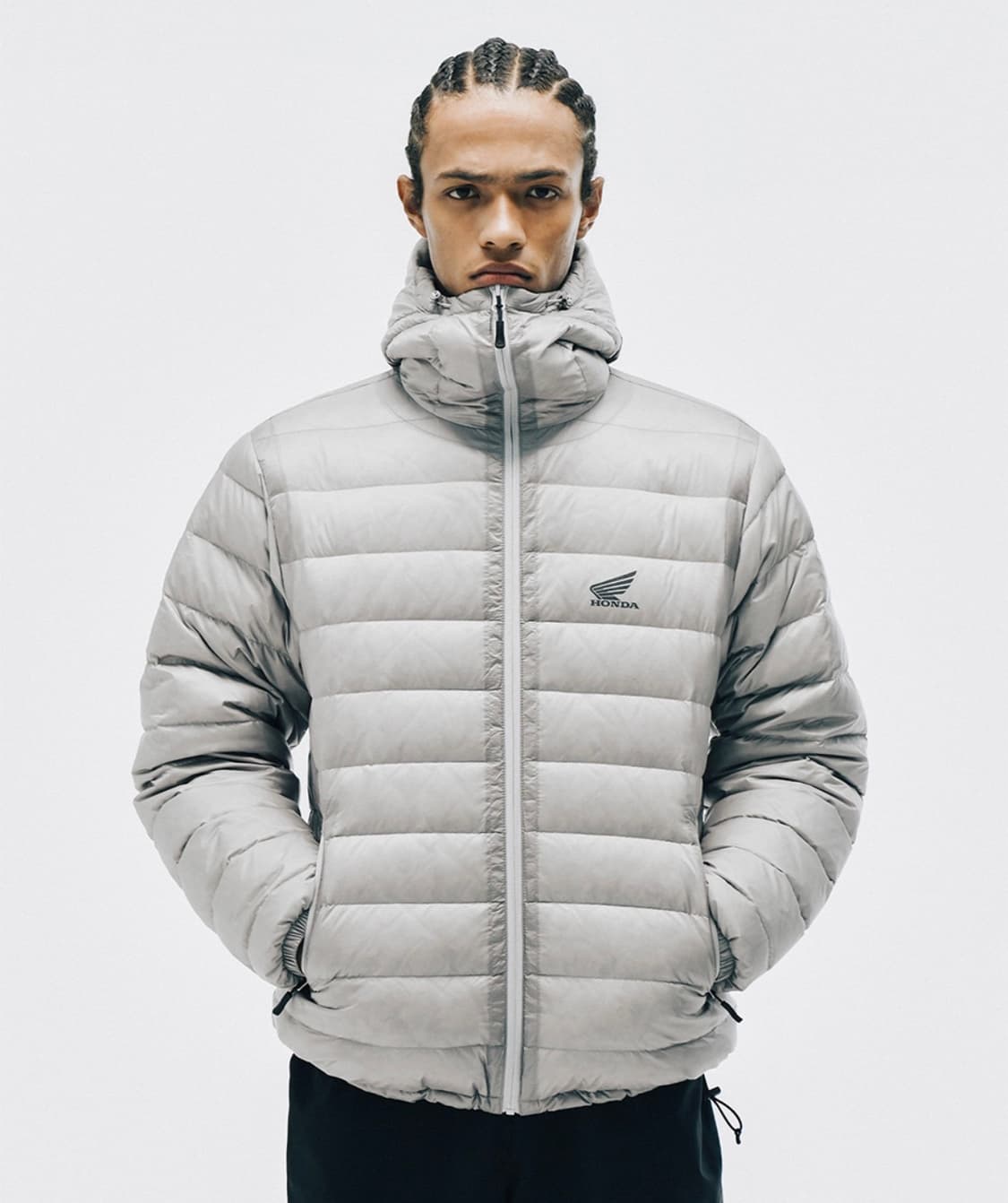혼다 H-Tech 스톰 쉴드 파카 경량 패딩 라이트 그레이 M 상품이미지5