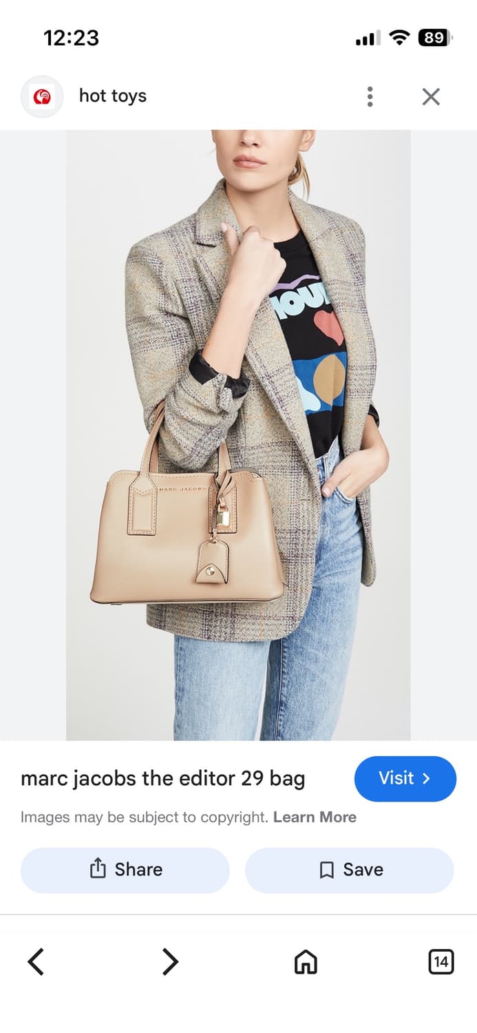 (새상품 상태) 마크 제이콥스 에디터 레더 사첼백 핑크 상품이미지7