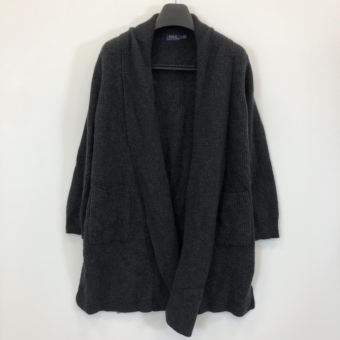 폴로 랄프로렌 메리노울 캐시미어 상위라인 오픈형가디건 L 상품이미지1