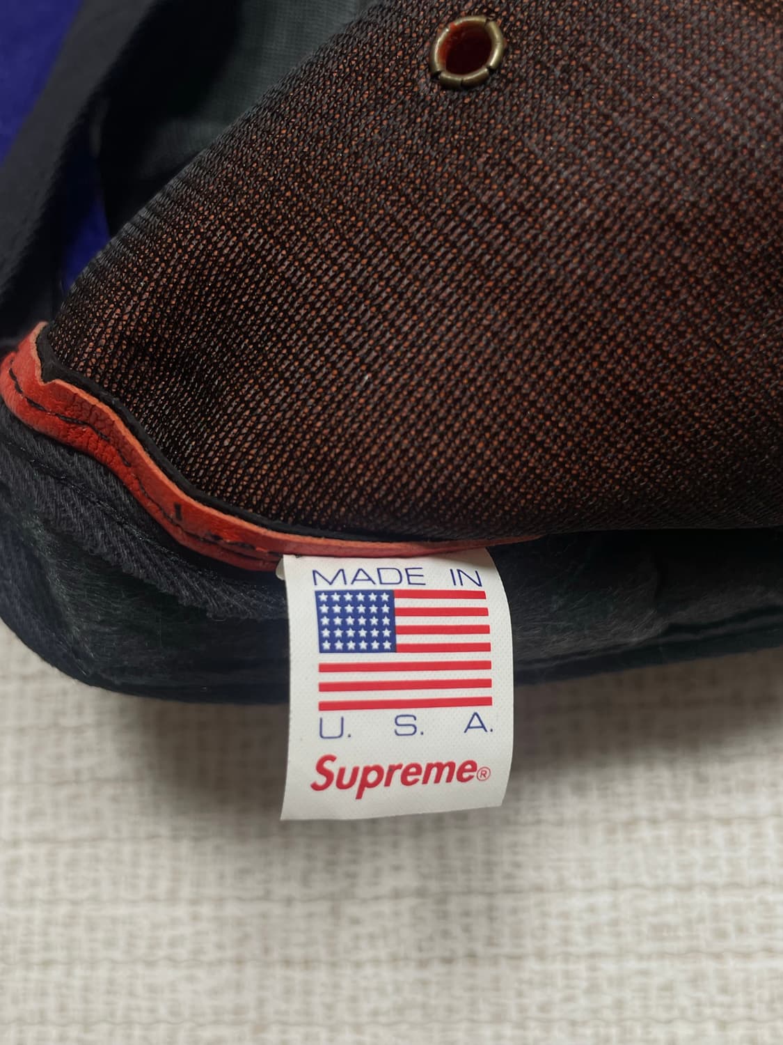 슈프림 레더 캠프캡 상품이미지5