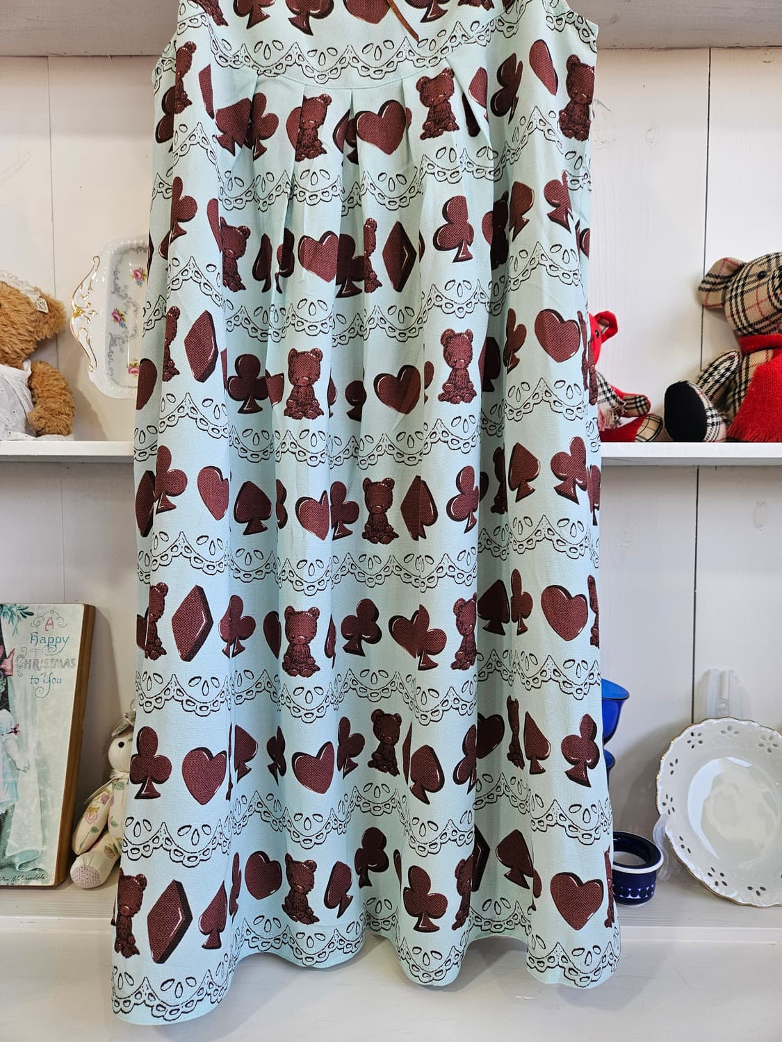 (Emily Temple cute) 민트초코테디 원피스 상품이미지4