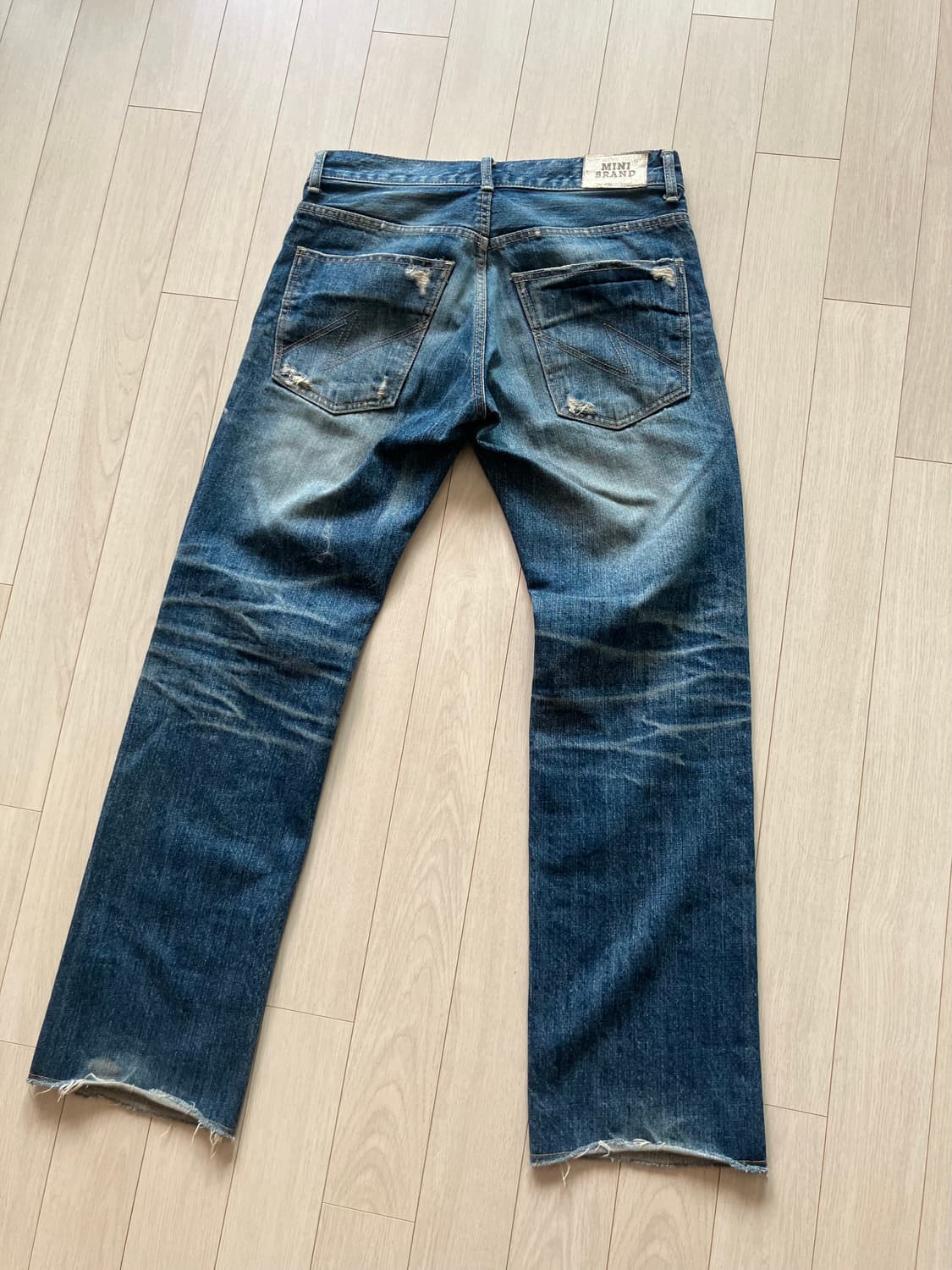 미니브랜드 찢청 상품이미지7