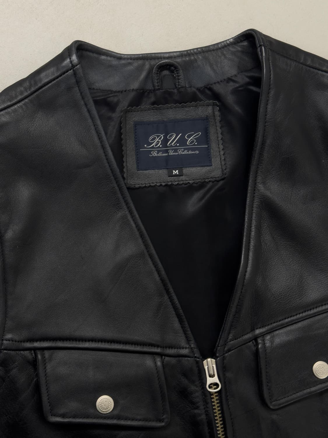 Bellerose uomo collection  레더 베스트  상품이미지4