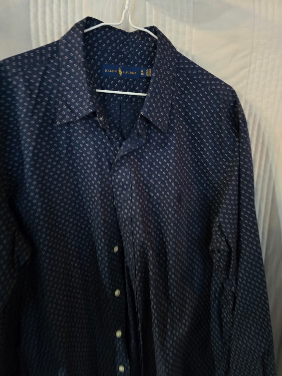 폴로 랄프로렌 네이비 패턴 셔츠남방 상품이미지1