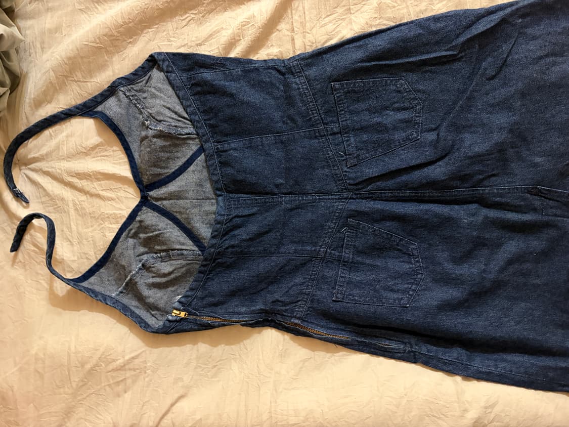 빈티지 미니 데님 원피스 상품이미지3