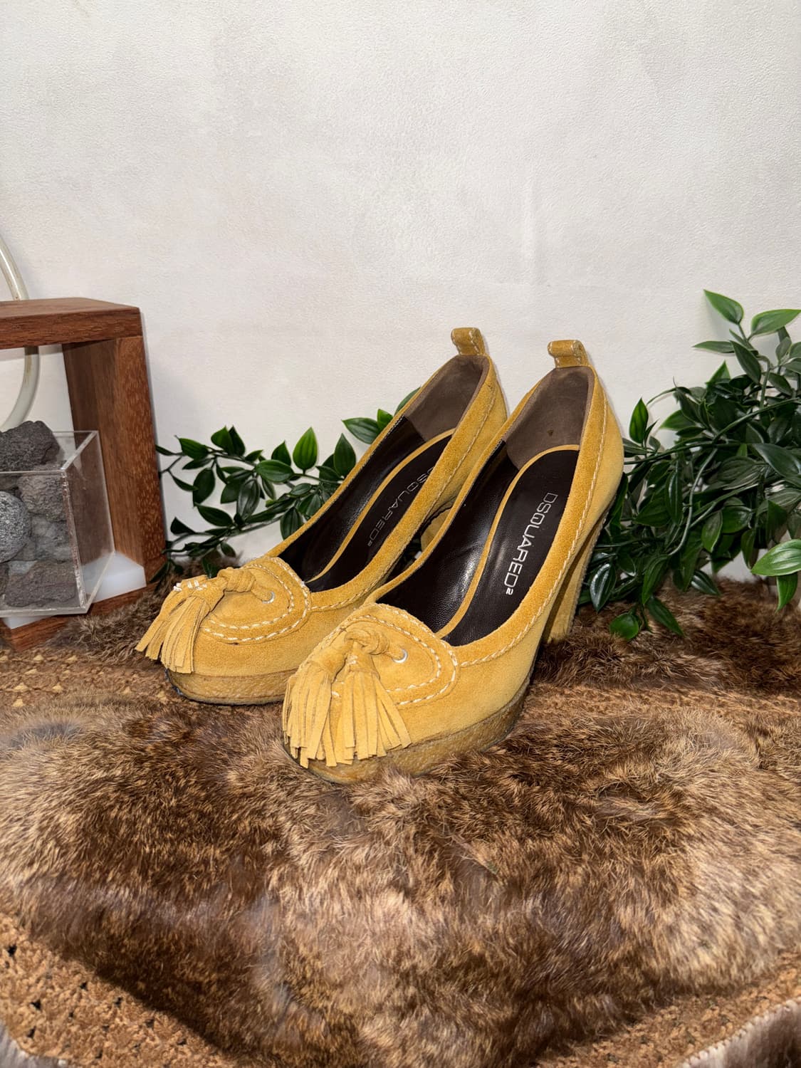 Dsquared2 western suede fringe heels 상품이미지2