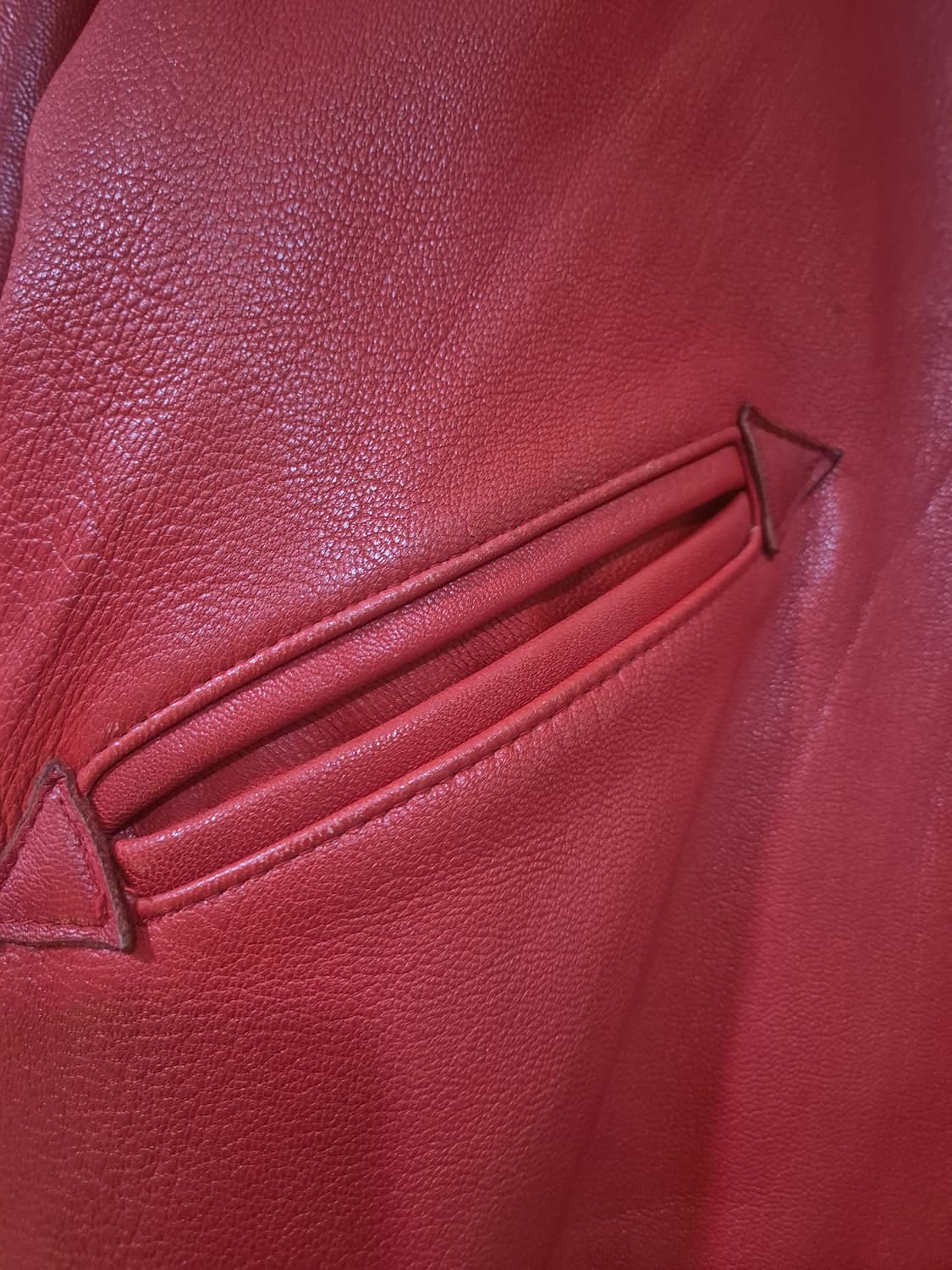 아비렉스 레더자켓 레드 L 상품이미지4