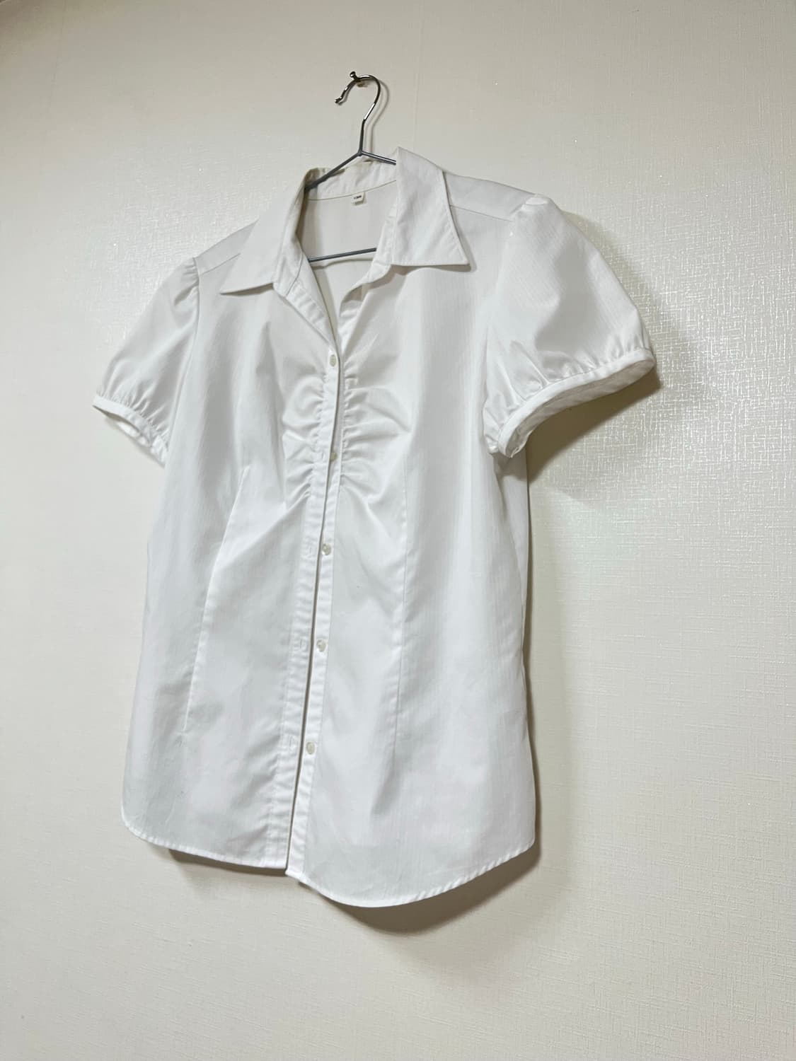 브랜디멜빌깔 일본빈티지 화이트 퍼프 블라우스 상품이미지2