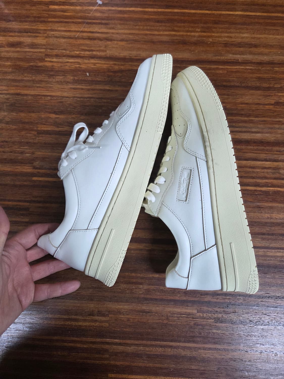 스테파노로시 베티 오트밀 화이트 스니커즈 275 상품이미지3