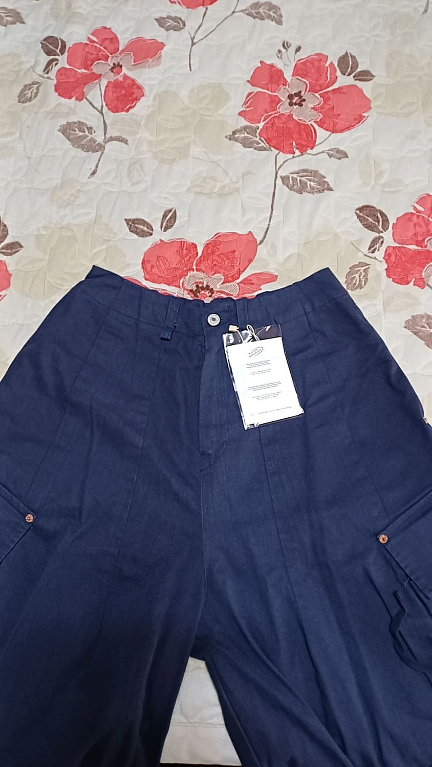 애프터홈파티 미사용 와이드카고팬츠 28인치 기장99 상품이미지4