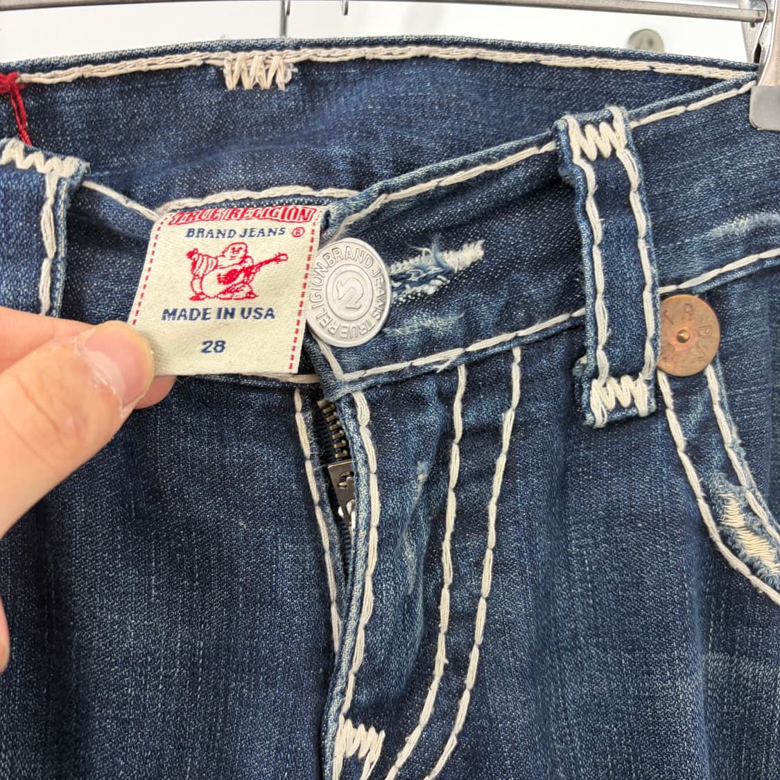 트루릴리전 부츠컷 데님 팬츠 상품이미지8