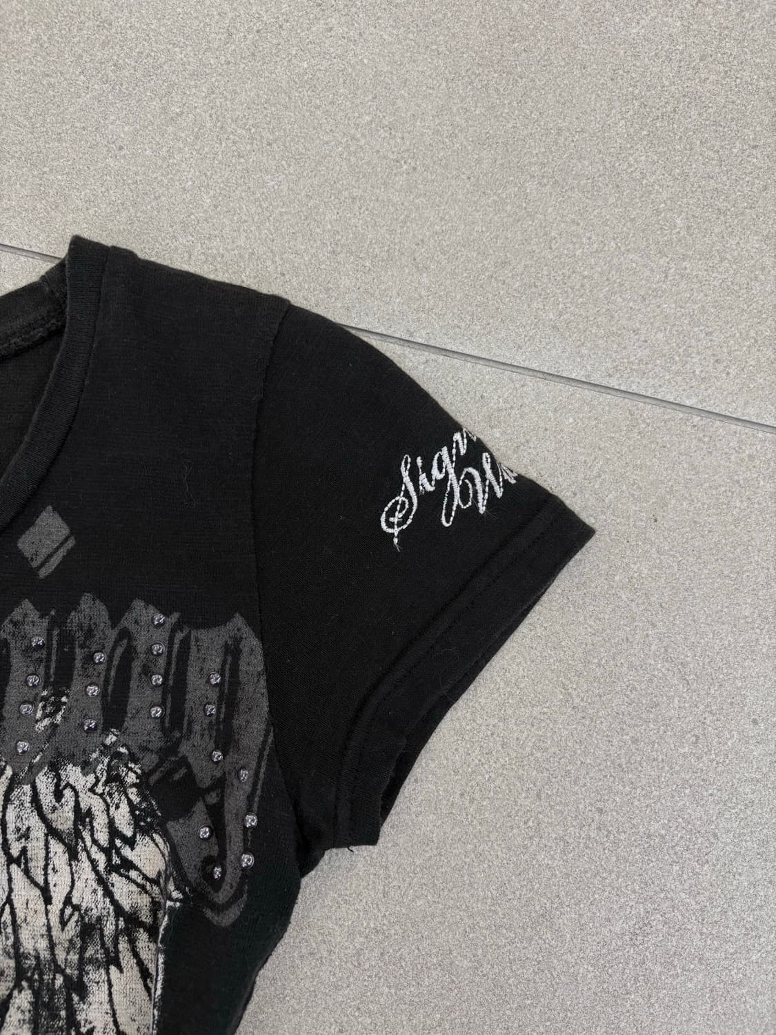 백날개 스컬 반팔 상품이미지3