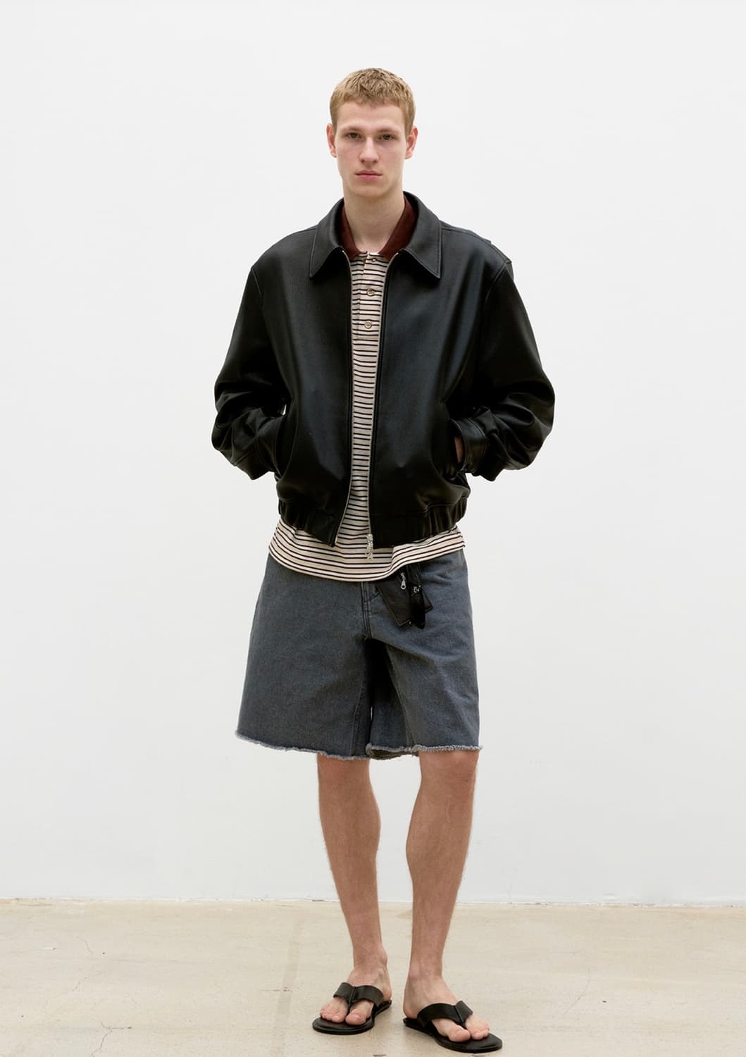 쿠어 고트레더 블루종 M (새상품) 상품이미지2