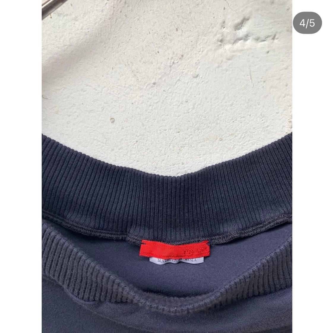 빈티지 프라다 네이비 크롭 탑  상품이미지8