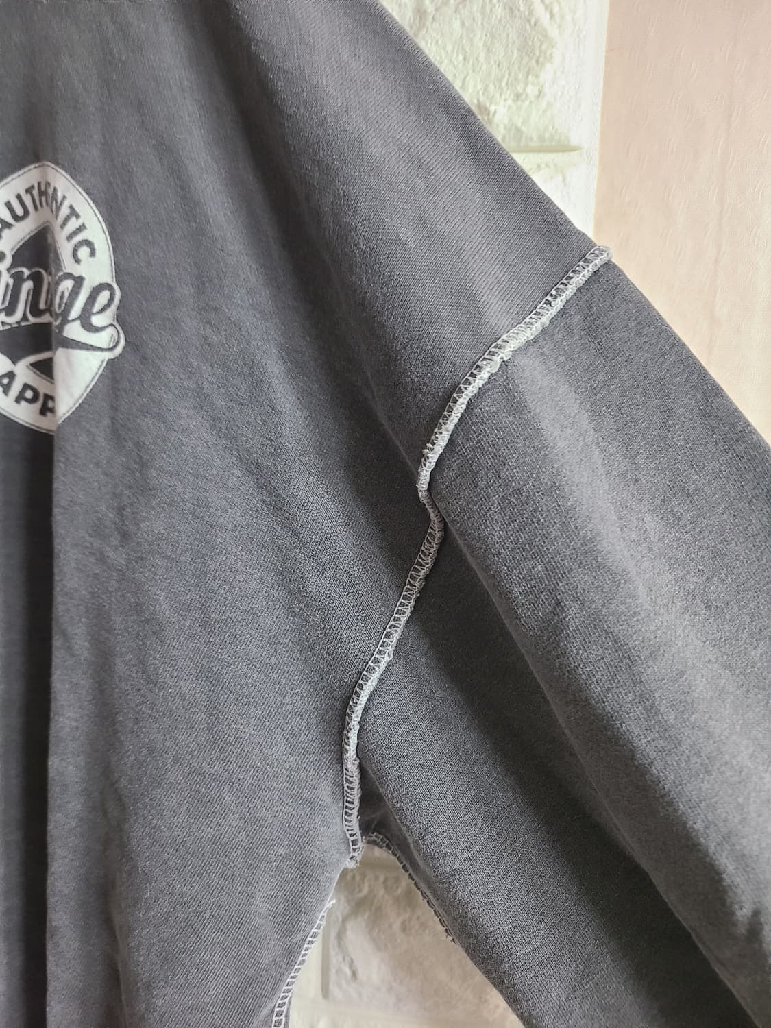 빈티지 오바로크 맨투맨 티셔츠(라지) 상품이미지9