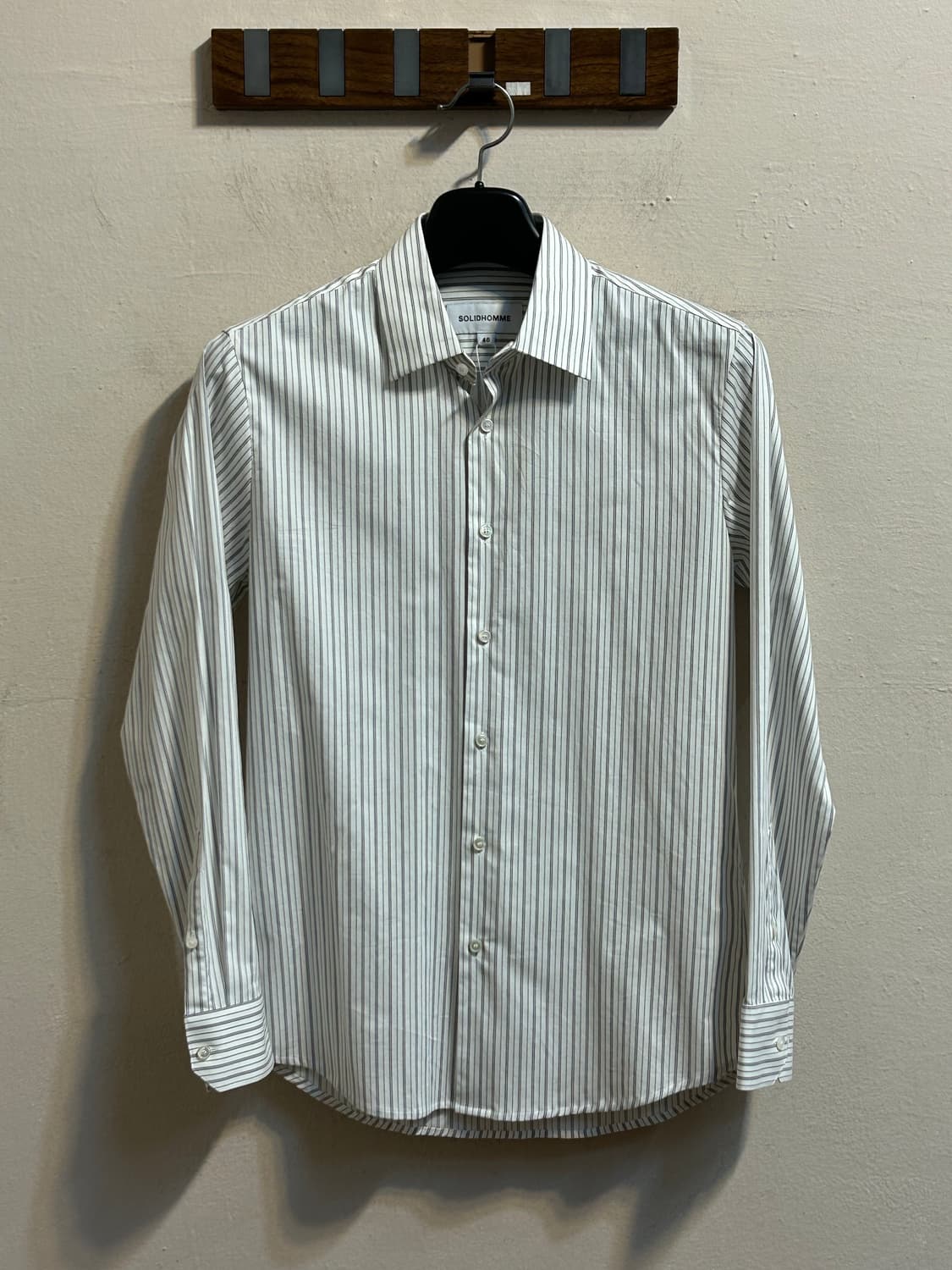 솔리드옴므 스트라이프 클래식 셔츠 상품이미지1