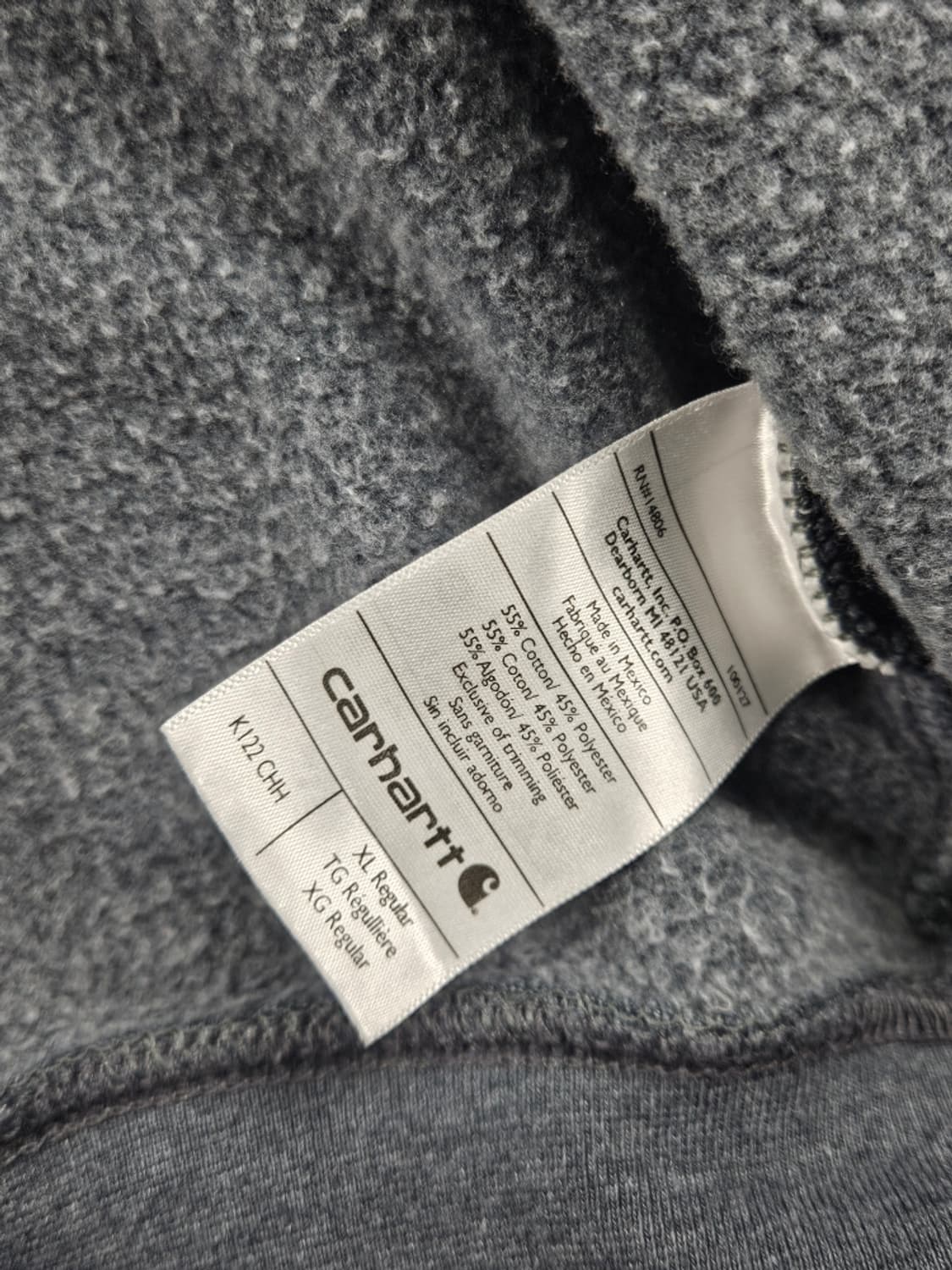 칼하트 페이즐리 반다나 커스텀 스웻 후드 집업 ( XL ) / 11488 상품이미지9