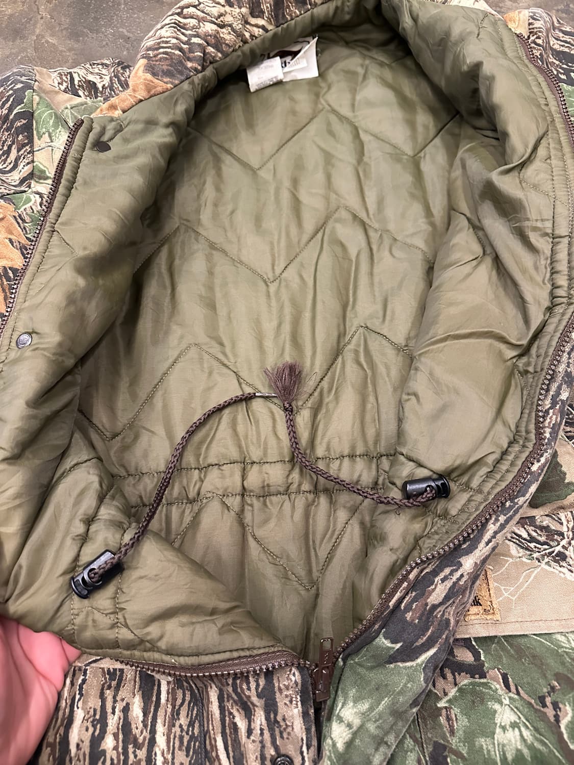 90s Duxbak USA 덕스백 리얼트리 카모 헌팅자켓 XL 상품이미지9