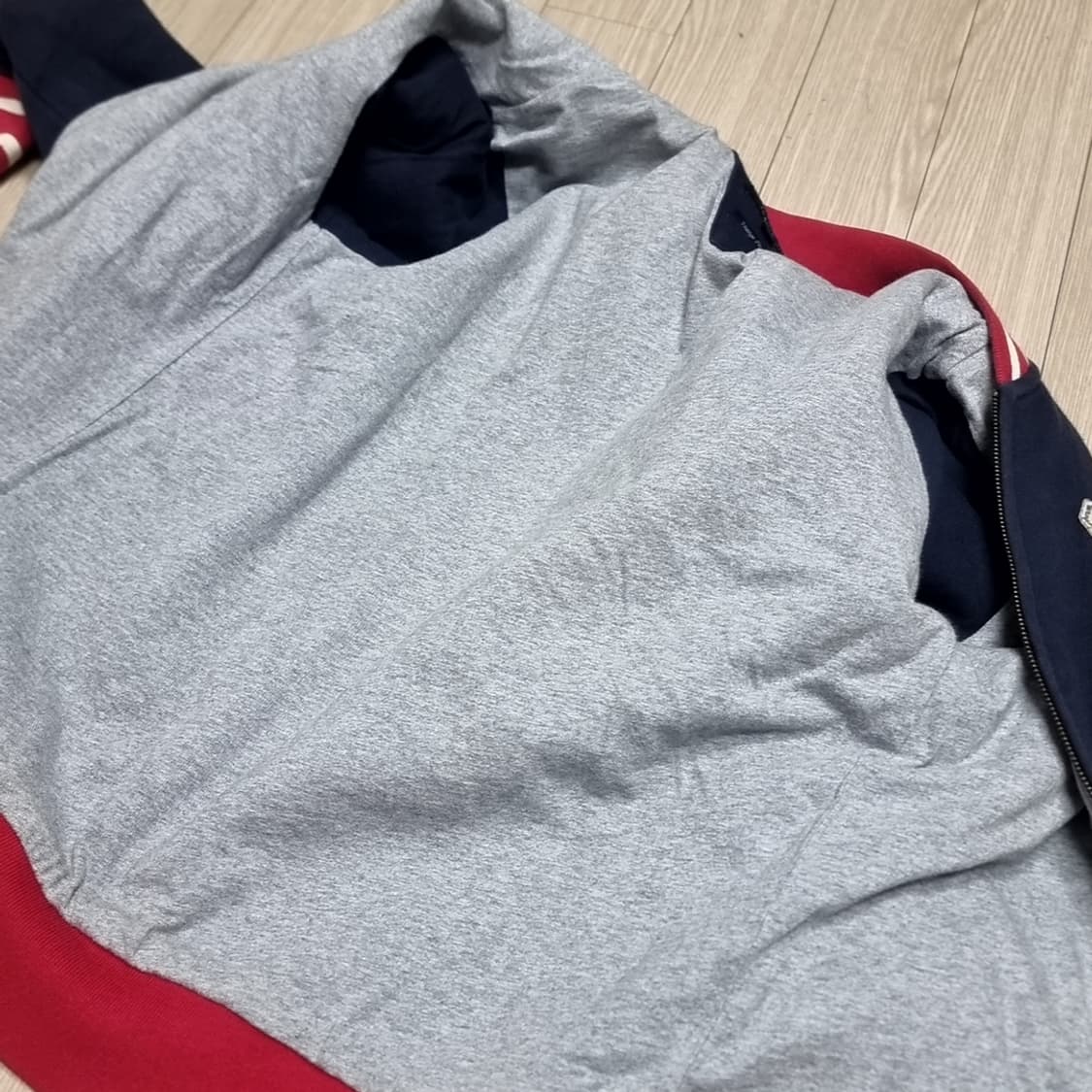 빈티지스타일 타미힐피거 네이비 블루종 자켓(95) 상품이미지7