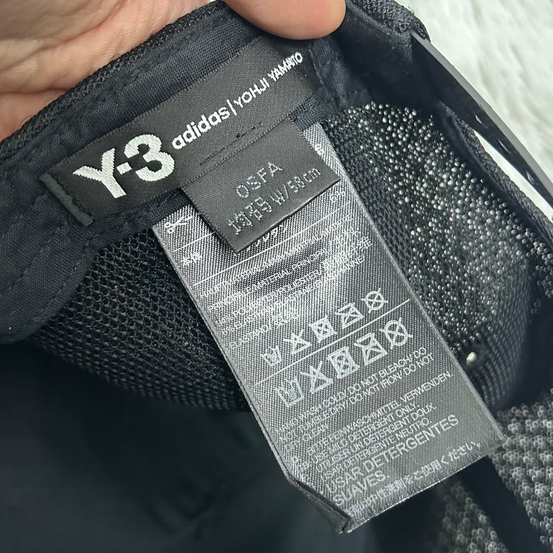 Y-3 요지 야마모토 빅로고 볼캡 상품이미지8