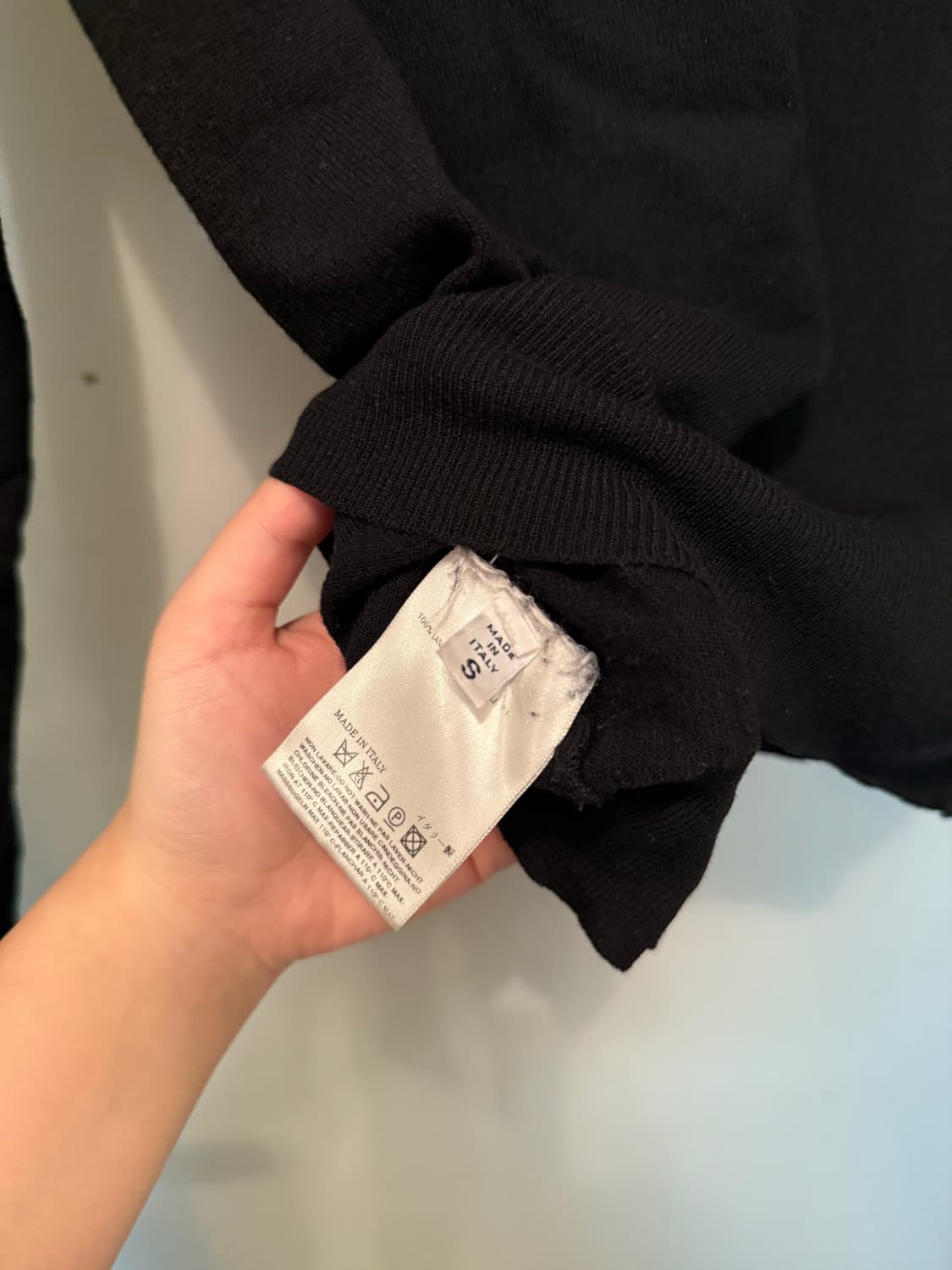 마르지엘라 14번 엘보우 패치 니트 s 상품이미지4