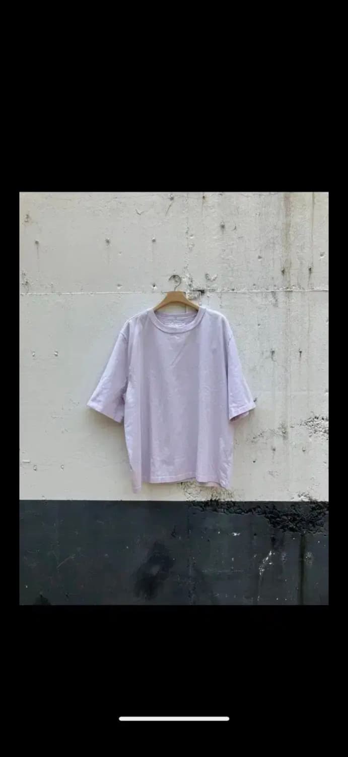 xl)카미엘포트젠스 빅 티셔츠 헤비 저지 퍼플 상품이미지1