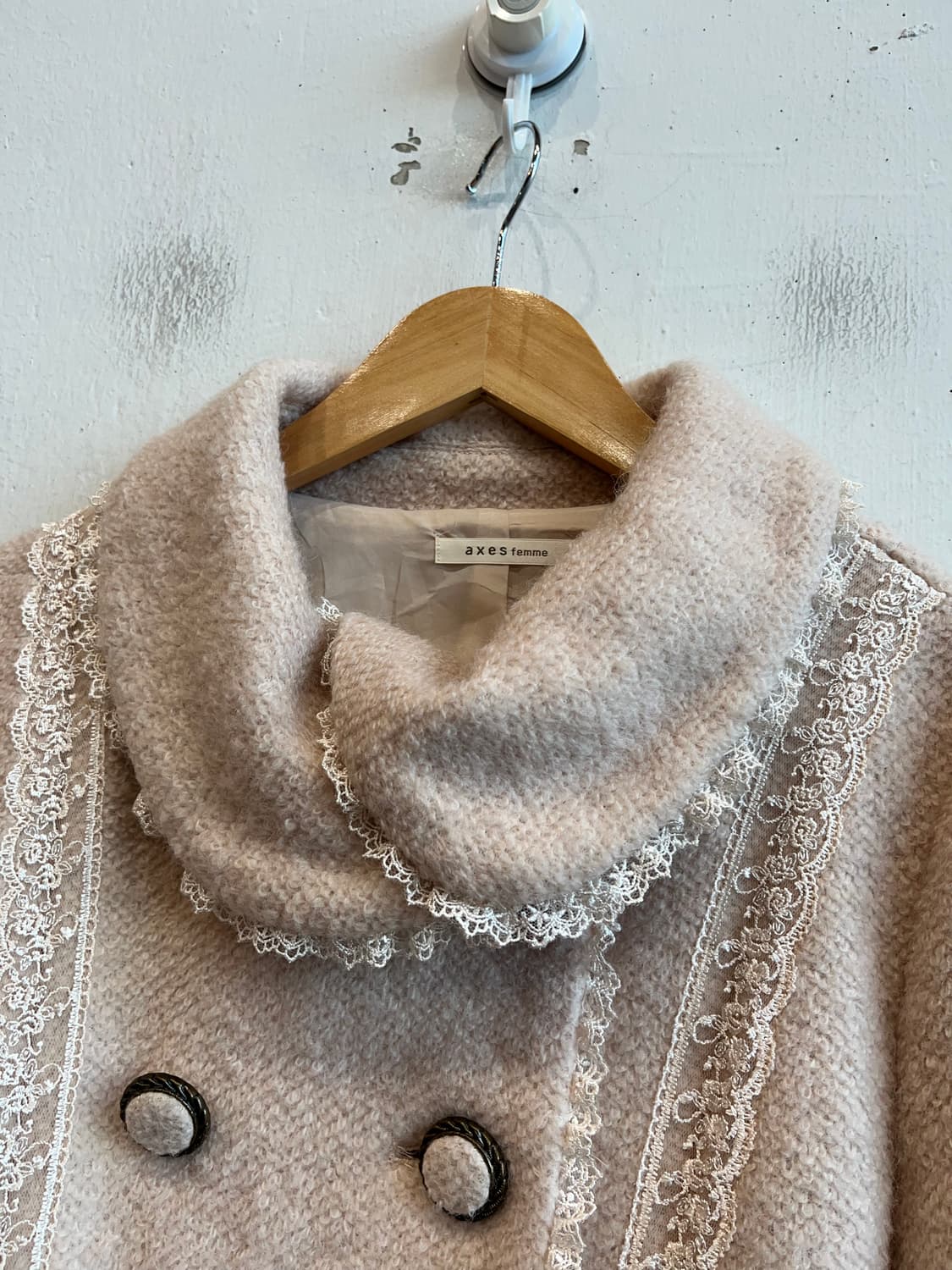 액시즈팜 리본 코트 상품이미지5