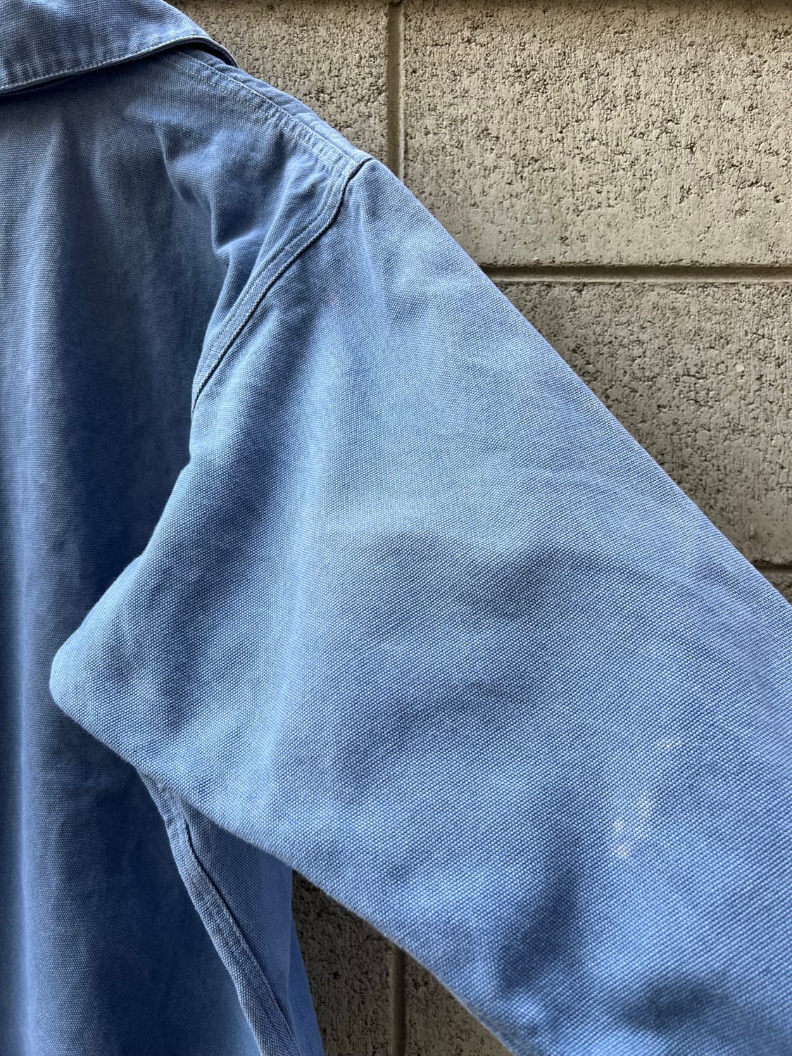 OLD VINTAGE LIGHT BLUE FRENCH 프렌치피셔맨스목자켓 상품이미지10