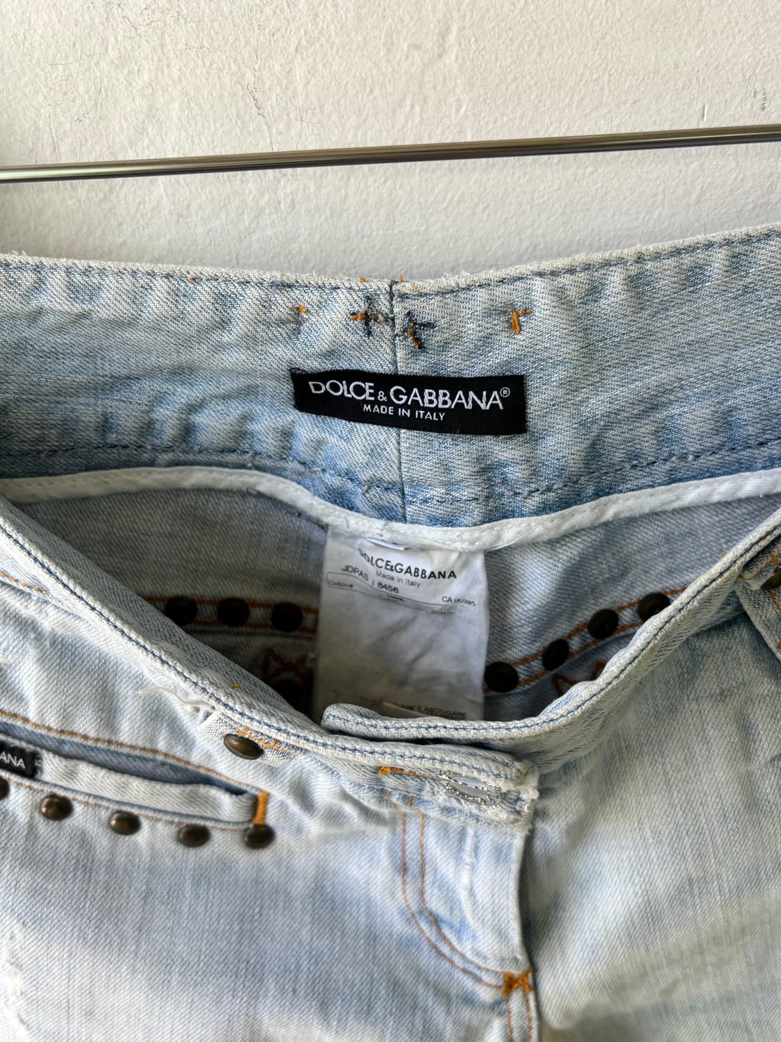 돌체앤가바나 아카이브 2006ss 스터드 울프 진  상품이미지5