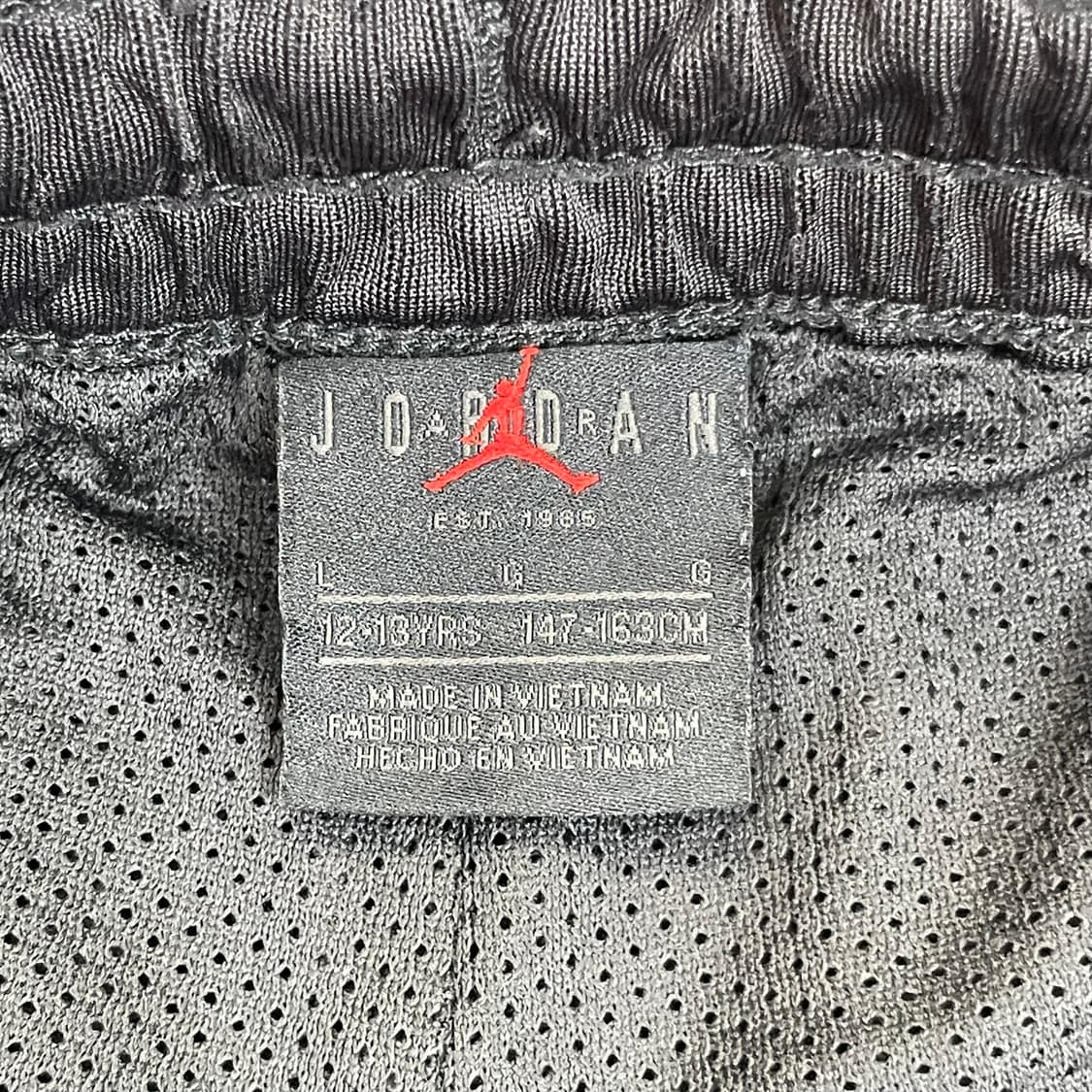 조던 키즈 농구 반바지 147-163cm 블랙 상품이미지3