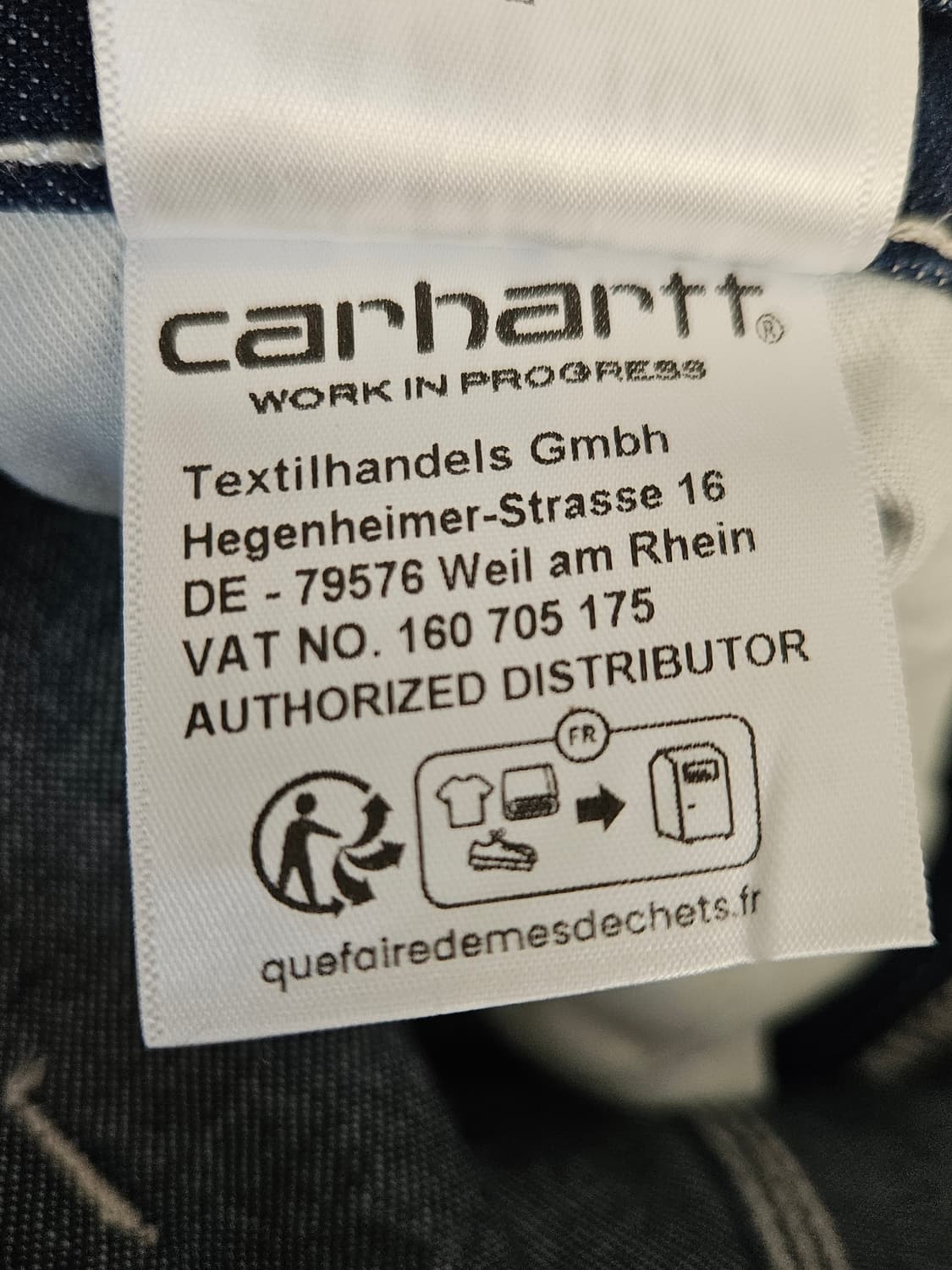 칼하트wip og 싱글니 팬츠 노르코 S 상품이미지4