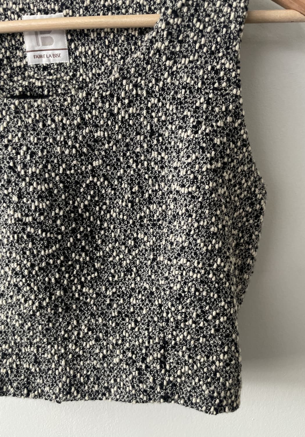 vintage wool crop bustier 상품이미지4