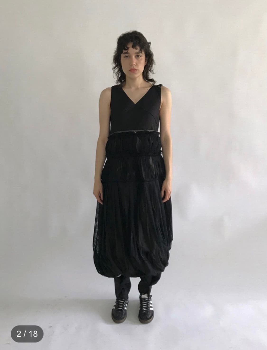 eonts 2025SS shasha dress black 상품이미지1