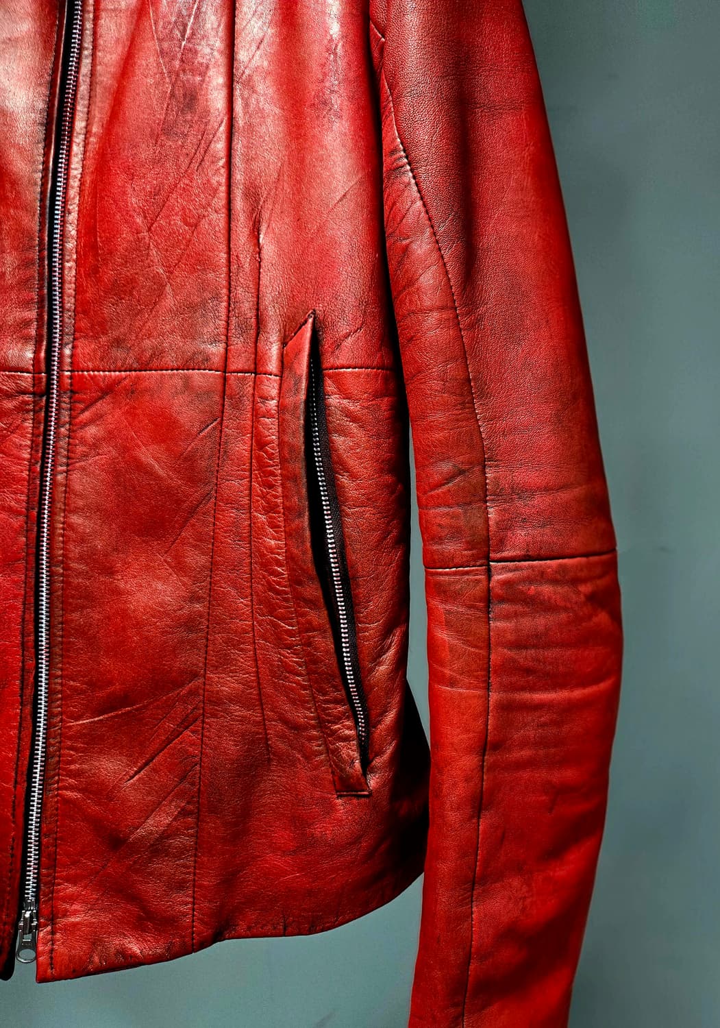 red leather jacket  상품이미지1