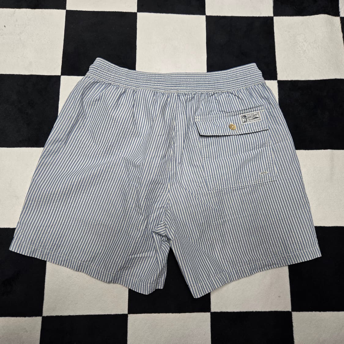 S 폴로랄프로렌 시어서커 스트라이프 스윔팬츠 블루 상품이미지6