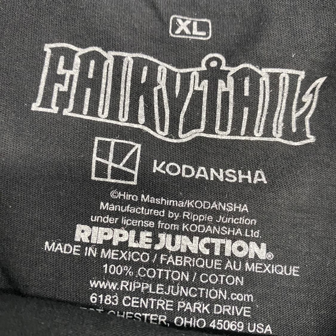 페어리테일 오피셜 애니메이션 티셔츠 상품이미지3