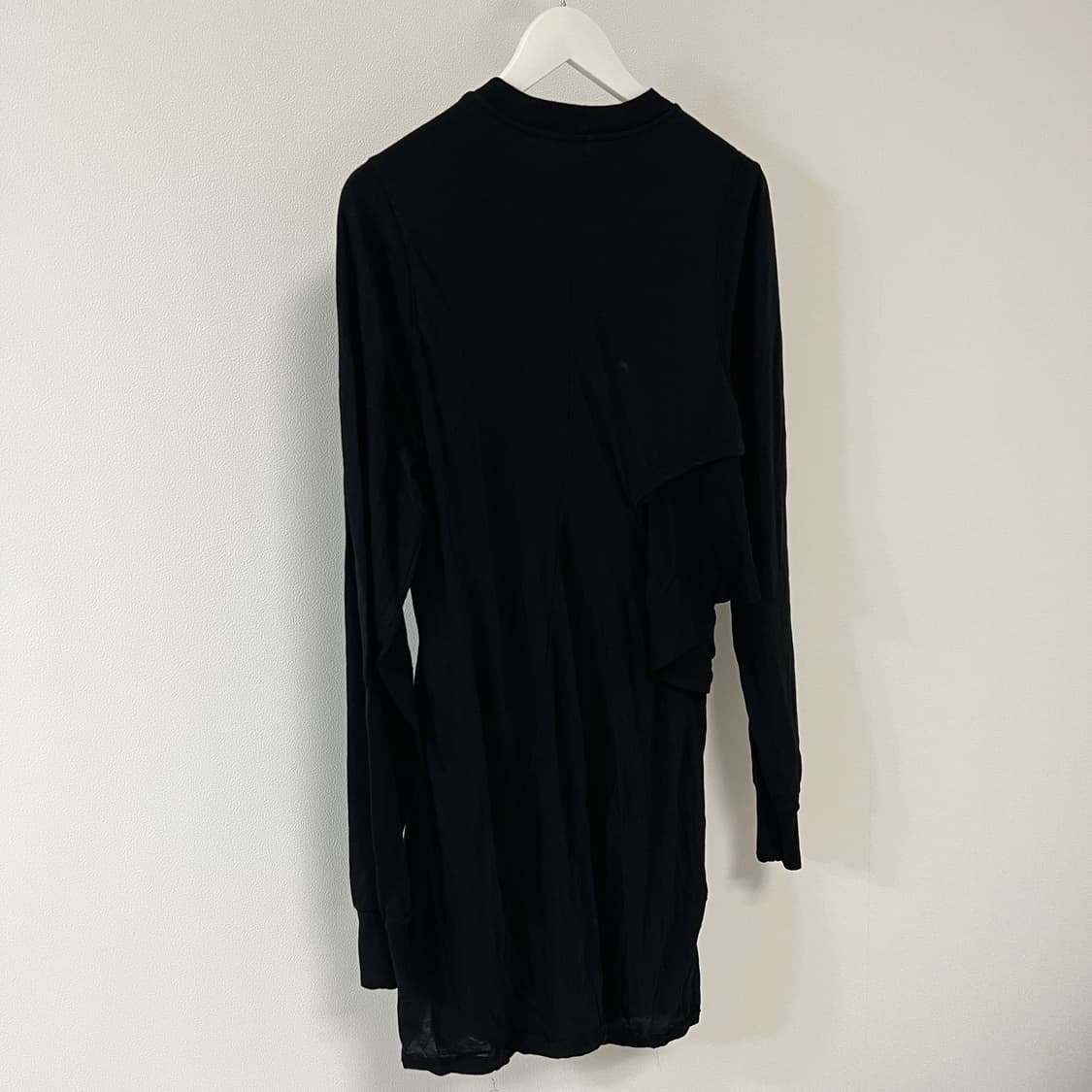 릭오웬스 15FW 다크쉐도우 레이어드 긴팔 티셔츠 롱슬리브 블랙 상품이미지4