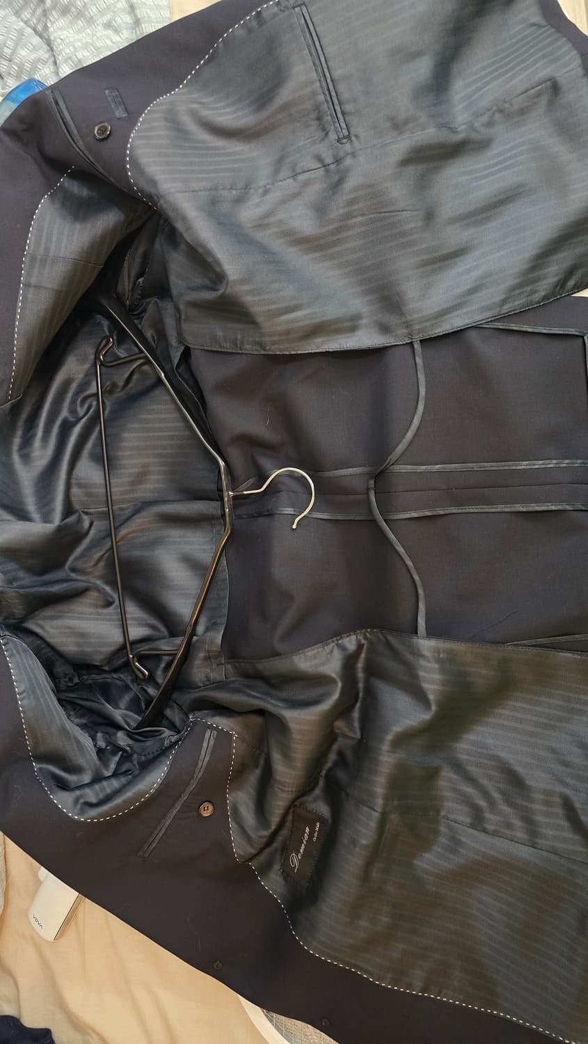 블랙 여름 정장 셋업 (바지2벌) 상품이미지4