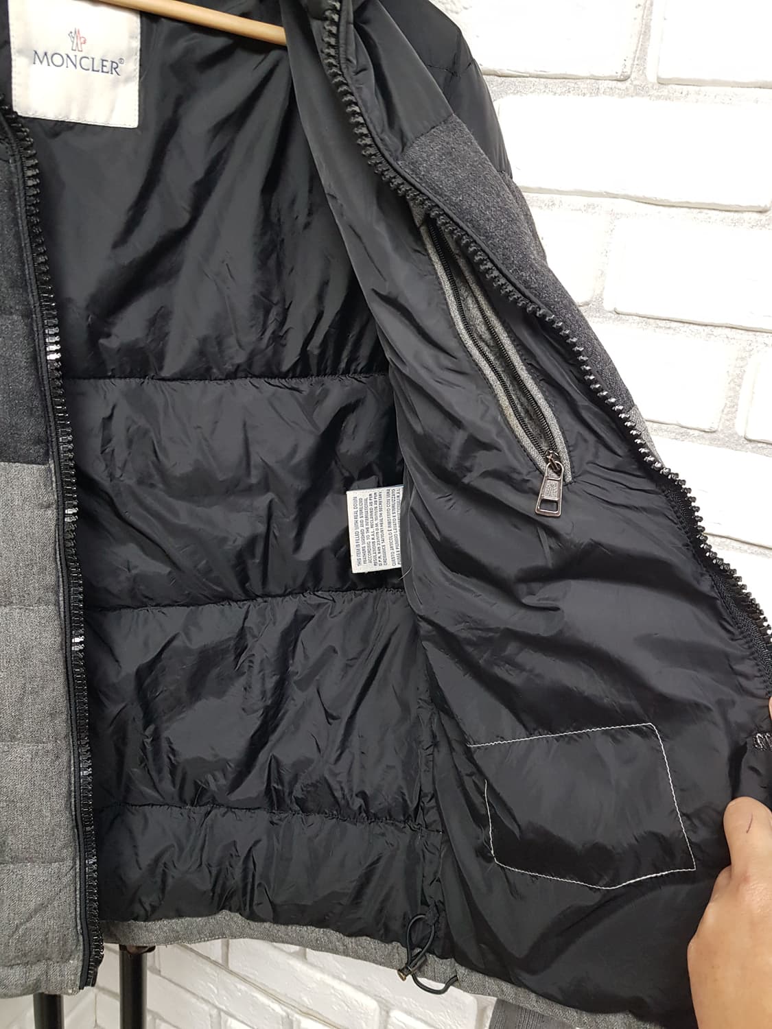 [3/95~100/정품] 몽클레어 하비패딩 후디 상품이미지5