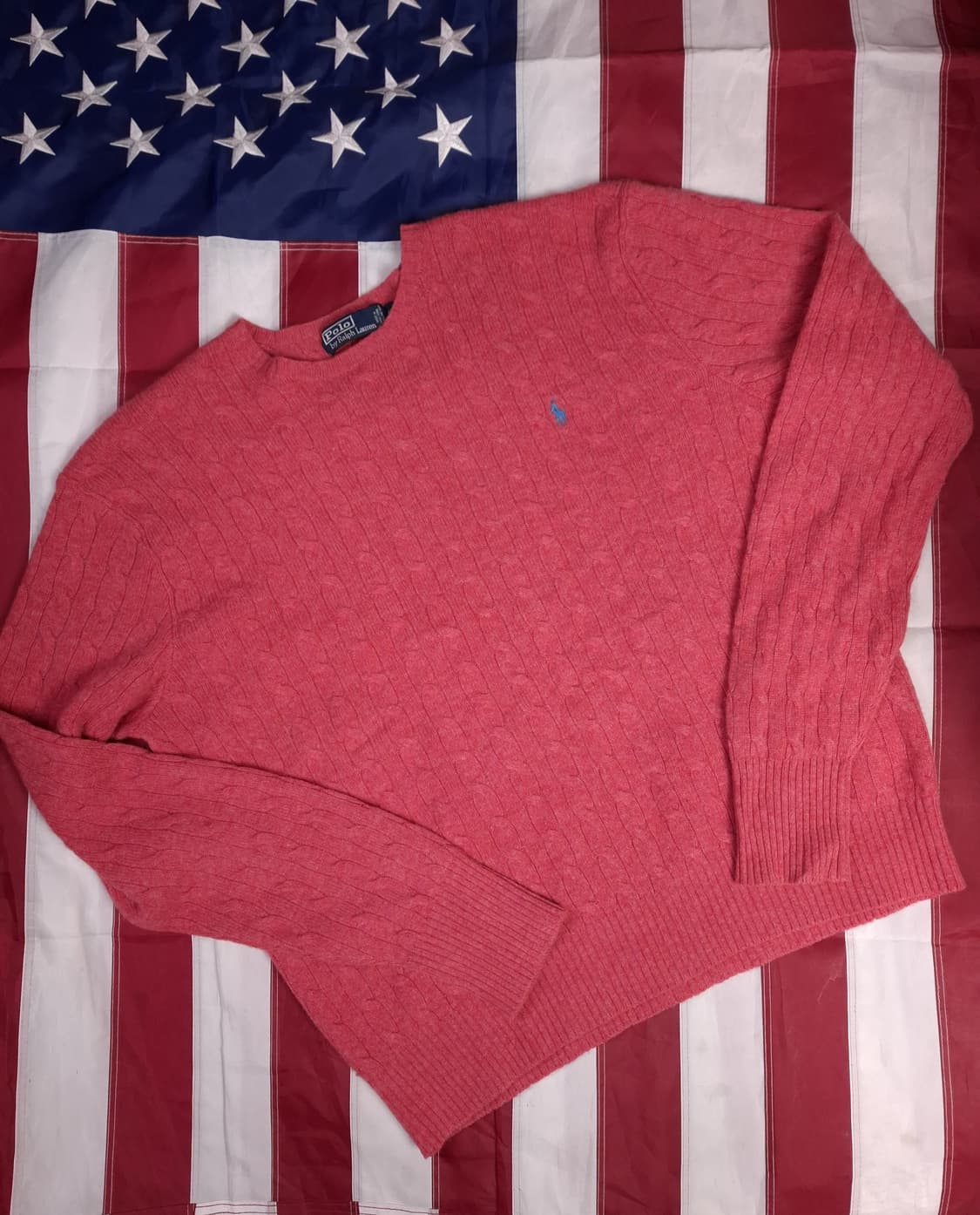 특A 오리지날 랄프로렌폴로 램스울 꽈배기 니트 상품이미지1