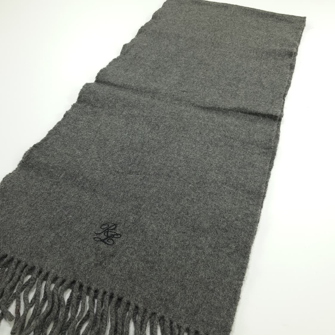 MX143 폴로 랄프로렌 그레이 램스울 목도리 머플러 상품이미지6