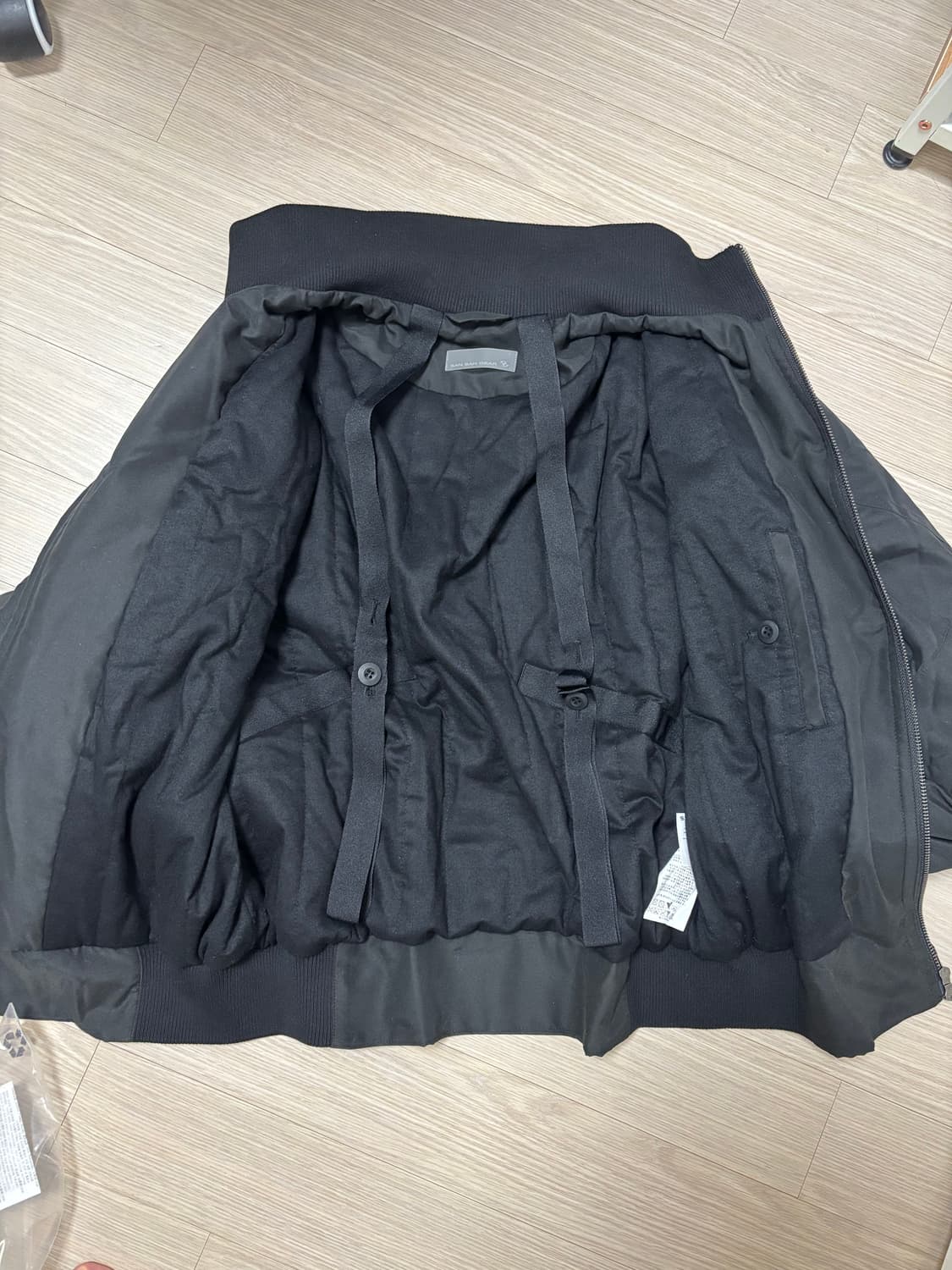 (2) 산산기어 봄버 자켓 블랙 상품이미지3